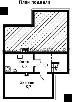 Проект дома из блоков 1288