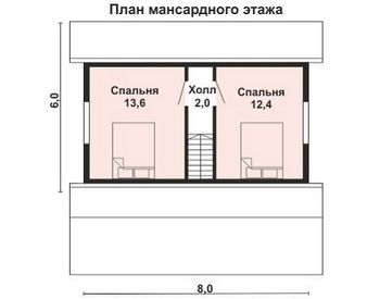 Проект деревянного дома 10-2216