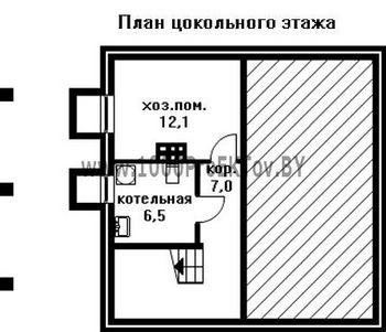 Проект дома из блоков 1360