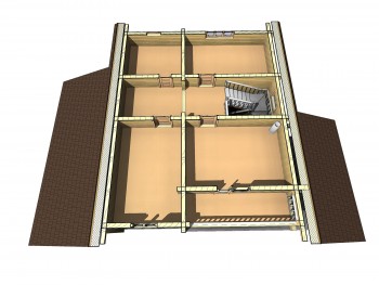 Проект деревянного дома 3-3