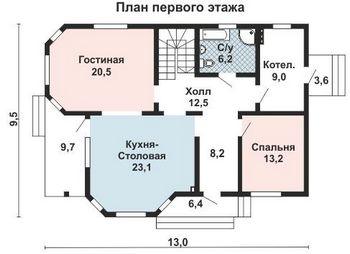 Проект деревянного дома 10-1601