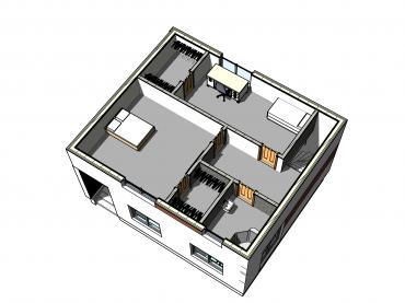 Проект каркасного дома 2-50-1