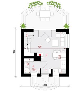 Проект каменного дома 1577