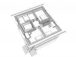 Проект каркасного дома 2-50-3