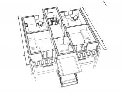 Проект каркасного дома 2-11-1