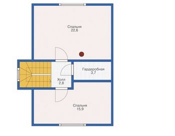 Проект деревянного дома 1013