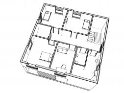 Проект каркасного дома 2-80-3