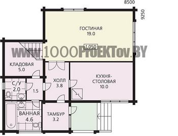 Проект деревянного дома 1059