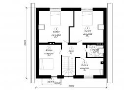 Проект дома из блоков м19