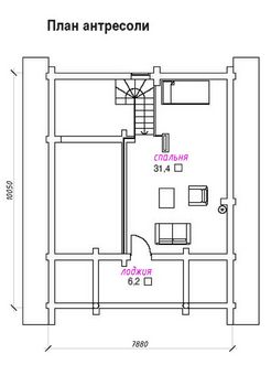 Проект деревянного дома 3-38