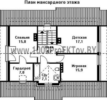 Проект дома из блоков 1409