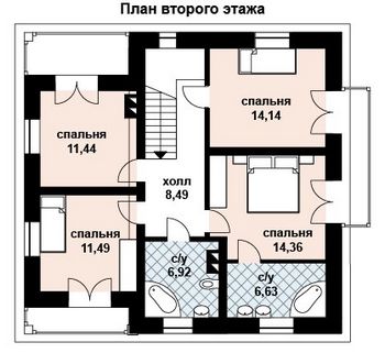 Проект дома из блоков 10-2014