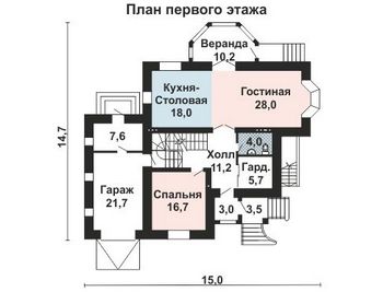 Проект каменного дома 10-2173-2