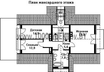 Проект дома из блоков 1153