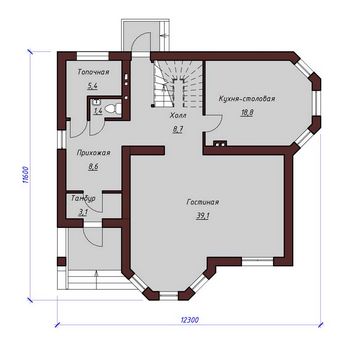 Проект каменного дома 1621