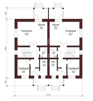 Проект каменного дома 1571