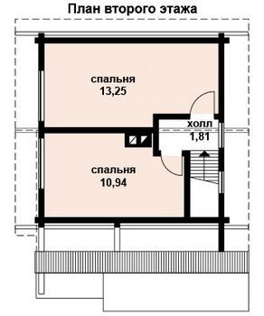 Проект деревянного дома 10-2016