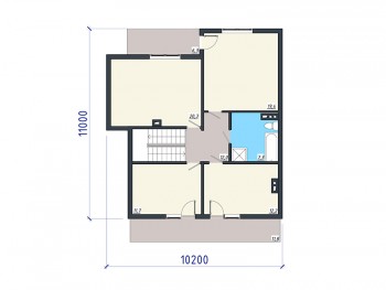 Проект каркасного дома 2-8