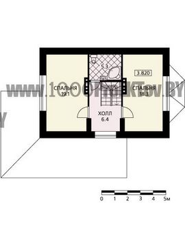 Проект дома из блоков 1083