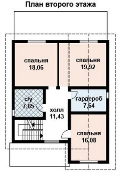 Проект дома из блоков 10-2026