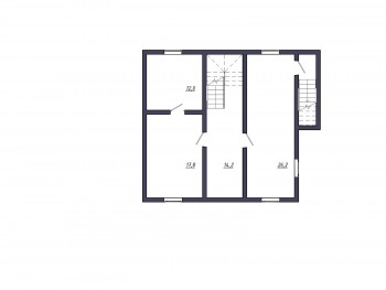 Проект деревянного дома 3-2