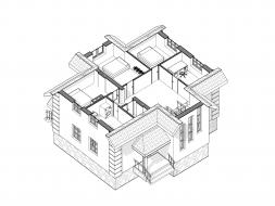 Проект дома из блоков 1-49