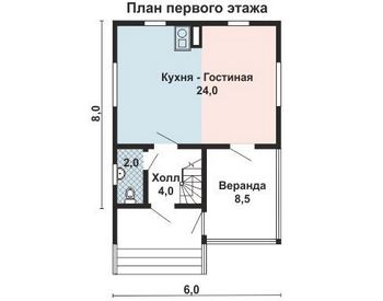 Проект деревянного дома 10-2235