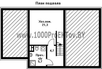 Проект дома из блоков 1482