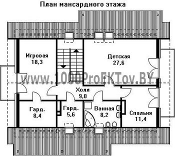 Проект дома из блоков 1247
