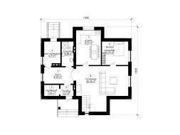 Проект дома из блоков 1-49