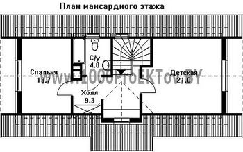 Проект дома из блоков 1433