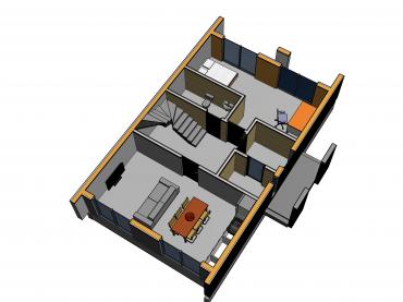 Проект каркасного дома 2-30-3