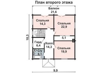 Проект деревянного дома 10-2028-2