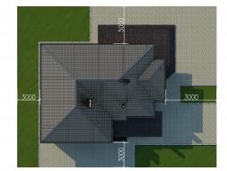 Проект дома из блоков 1-55