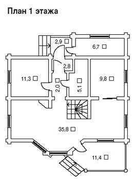 Проект деревянного дома 1551