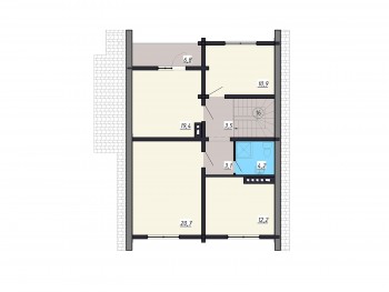 Проект деревянного дома 3-12