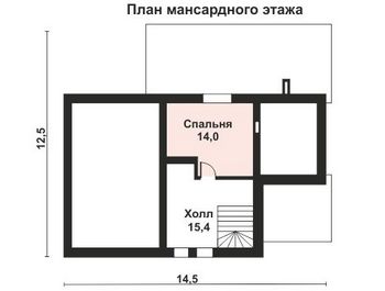 Проект дома из блоков 10-2160