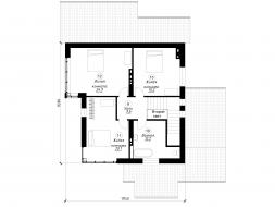 Проект дома из блоков м35