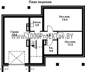 Проект дома из блоков 1193
