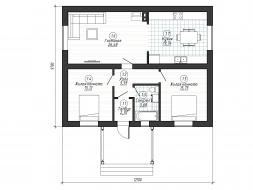 Проект дома из блоков м42