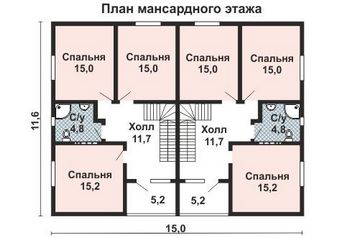 Проект деревянного дома 10-181-2