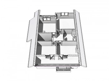 Проект каркасного дома 2-8