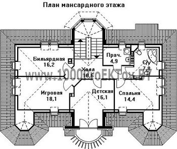 Проект дома из блоков 1493