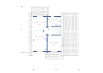 Проект деревянного дома 1020