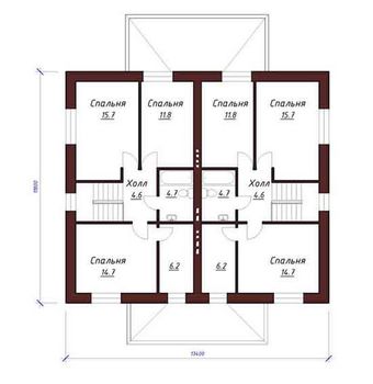 Проект каменного дома 1571