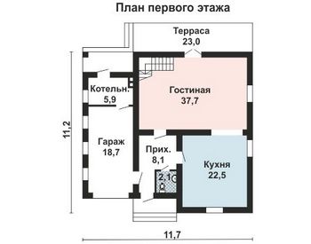 Проект дома из блоков 10-2014-2