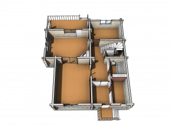 Проект деревянного дома 3-12
