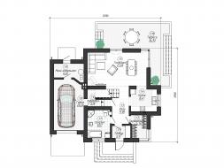 Проект дома из блоков 1-13