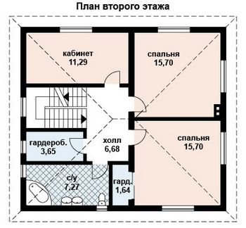 Проект дома из блоков 10-2024