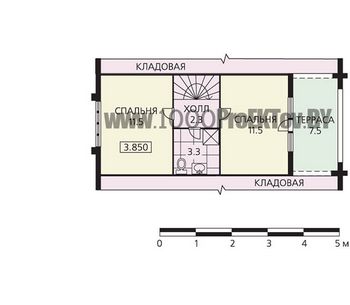 Проект деревянного дома 1060